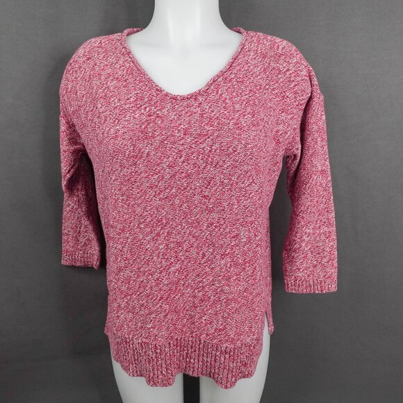 Eddie Bauer Womens Sweater Medium Purple Preppy Rolled Neck Timeless Cozy Soft - Picture 1 of 11
